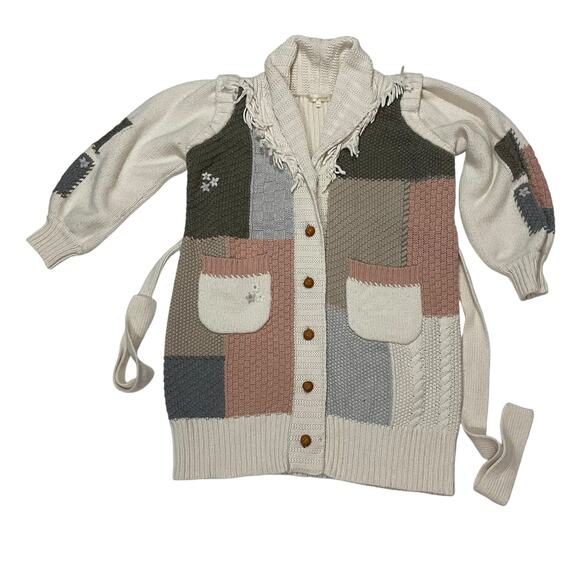 LoveShackFancy Franco Cardigan - Morning Dew - XS/S - Picture 7 of 16